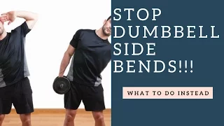 STOP Doing Dumbbell Side Bends & Do This Oblique Exercise Instead!