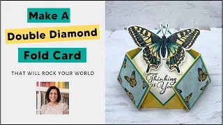 🔴 Make a Double Diamond Fold Card That Will Rock Your World
