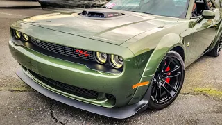 Rare Find Dodge Challenger Shaker Manual F8 Green Walkaround #musclecar