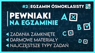 MATEMATYKA - Pewniaki na Twoim arkuszu! + Karta Wzorów 3.0 | Egzamin Ósmoklasisty 2024