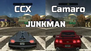 Koenigsegg CCX vs Chevrolet Camaro - NFS MW Redux V3 - WHICH IS FASTEST ?