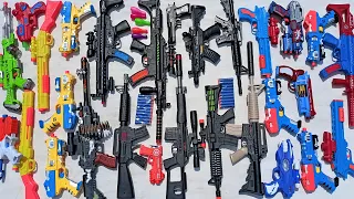 Collecting 7 Sniper Rifles and AK47 Guns Cannon Water Gun Machine Gun Bow Gun Assault Rifle shotguns