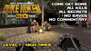Duke Nukem 3D: Alien World Order | Level 1 | Come Get Some 100%
