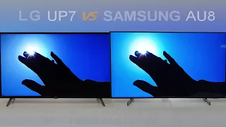 LG UP7500 vs Samsung AU8000 Smart 4k TV