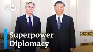 US Secretary of State Blinken visits China for tough talks | DW News