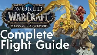 How to Unlock Flying in Battle for Azeroth - Pathfinder Part 1 & 2 Guide | Patch 8.2