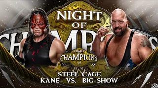 WWE 2K15 - Kane VS Big Show in Steel Cage Match At Night Of Champions 🔥🔥