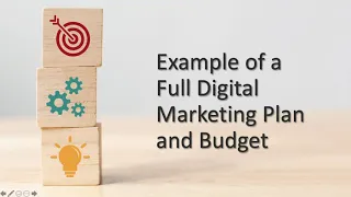 Example of a Full Digital Marketing Plan and Budget