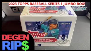 LOADED! 2023 Topps Series 1 Baseball Jumbo Box Review!