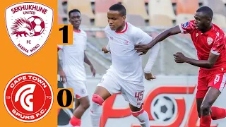 Sekhukhune United v Cape Town Spurs Highlights  DStv Premiership 2023-24