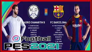 eFootball PES 2021 Barcelona.Real Madrid ElClasico Full Match Gameplay  [1080p HD ] No Commentary