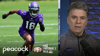 Kevin O'Connell says Vikings never discussed Justin Jefferson trade | Pro Football Talk | NFL on NBC