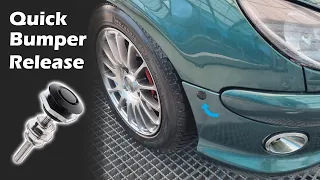 Peugeot 206 Quick Bumper Release - REMOVE Your BUMPER in 30 SECONDS!!!