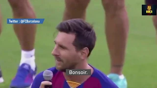 Discours de Lionel Messi au Camp Nou Dimanche dernier - FC BARCELONA HD