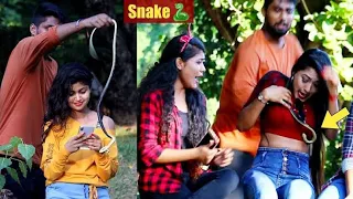 fack Snake Prank With a Twist @CrazyPrankTV @badtimefunny9584 #funny