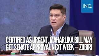 Certified as urgent, Maharlika bill may get Senate approval next week — Zubiri | INQToday