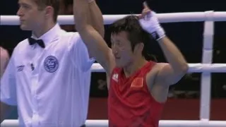 Full Replay Zou v Barnes - Boxing Men's Light Fly Semi-Final - London 2012 Olympics