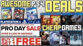 AWESOME NEW PHYSICAL PS4 GAME DEALS AVAILABLE RIGHT NOW - CHEAP GAMES + BUY 2 GET 1 FREE