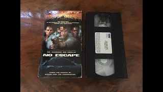 Opening To No Escape 1994 VHS