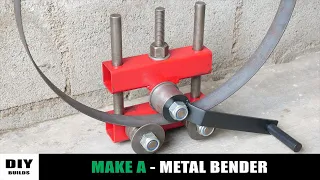 Make A Metal Bender | Simple Homemade Roller Bender | DIY