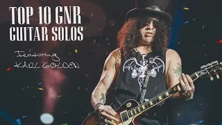 Top 10 Guns N Roses Guitar Solos - Ft. Karl Golden