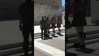 Cambio de guardia Grecia Atenas