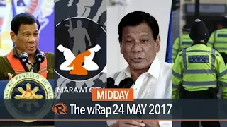 Marawi clash, Duterte martial law, Manchester attack | Midday wRap