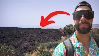 Durmiendo muy cerca del volcán 🌋 de La Palma