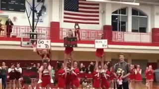 Cheerleader Surprise Proposal 2018