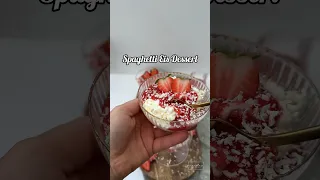 Spaghettieis Dessert im Glas | Dessert zu Ramadan Menü 17