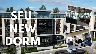 Simon Fraser University NEW Dorm/Residence + Q&A + SUB Sneak Peak (Student Union Building)!