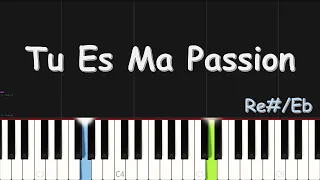 Tu Es Ma Passion | EASY PIANO TUTORIAL BY Extreme Midi