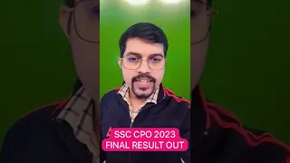 SSC CPO Final Result 2023 | Comment Your Result 👇 #SSCCPOResult #SSCCPOResult2023 #SSCCPOCutOff