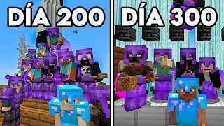 SOBREVIVÍ 300 DÍAS en SURVIVAL 1.19 con SUSCRIPTORES en MINECRAFT