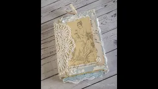 Flip through video "Roses" junk journal (SOLD)