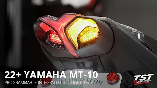 How To Install Programmable Integrated Tail Light on 2022+ Yamaha MT-10 by TST Industries