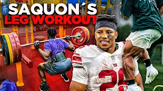 I Tried Saquon Barkley's INTENSE Leg Workout For a Day!