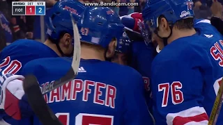 Mats Zuccarello OT GOAL vs Red Wings (Lundqvist 40 SAVES!)