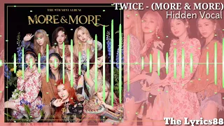 [Hidden Vocals] TWICE (트와이스) – More & More | INSTRUMENTAL BACKING VOCALS «The Lyrics88»