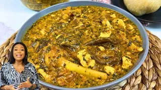 HOW TO COOK OGBONO SOUP MIXED WITH EGUSI | NIGERIAN FOOD
