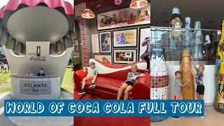 World of Coca Cola in Atlanta, Georgia FULL TOUR - Interactive Exhibits, Sampling Flavors & Smells