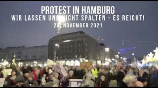 wir lassen uns nicht spalten 20.11.2021 Hamburg Demo (UT)