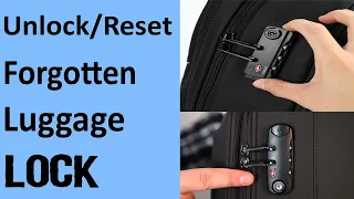 How to Reset a Luggage Lock in Just Seconds!