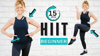 15 Minute Full Body Beginner HIIT | No Jumping!