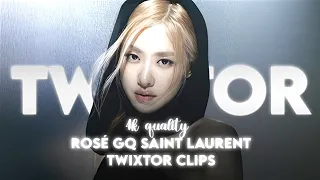 Rosé "GQ Saint Laurent" 4k quality twixtor clips ★ for editing