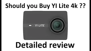 Budget Action camera - YI lite 4K review | Should you Buy YI lite 4K action cam ???