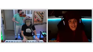 50 Cent - In Da Club Piano and Violin Cover by Marcus Veltri and Rob Landes on OMEGLE