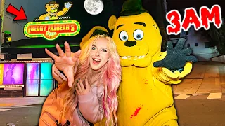 DO NOT GO TO FREDDY FAZBEAR'S PIZZA PLACE AT 3AM! (*FREDDY ATTACKED ME!!*)