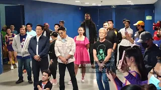 Coco Martin, cast of Batang Quiapo visit PBA | Barangay Ginebra vs Magnolia