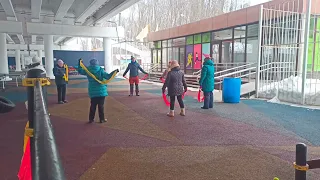 Russia, Ryazan, active people workout 16 February 2022